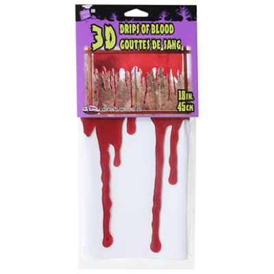 Fun World 3d Bloody Window Gel Cling – Each - Image 2
