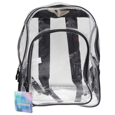 A.D. Sutton & Sons Clear Backpack - Each - Image 1