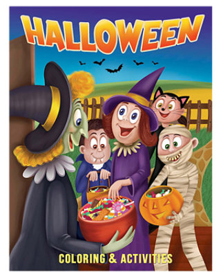 AMProductions Halloween Coloring Book - Each - Image 1