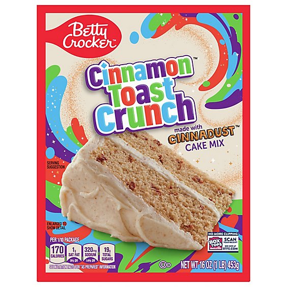Betty Crocker Cinnamon Toast Crunch Cake Mix - 16 OZ