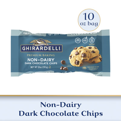 Ghirardelli Non Dairy Dark Chocolate Premium Baking Chips Bag - 10 Oz - Image 1