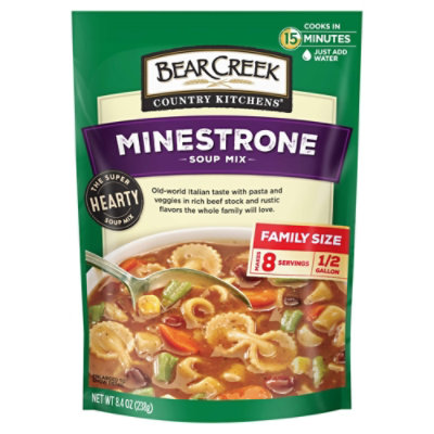 Bear Creek Dry Minestrone Soup Mix - 8.4 Oz - Image 1