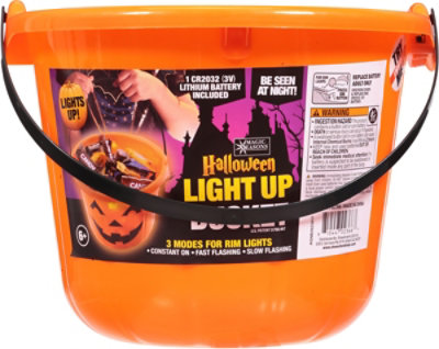Shawshank LEDz Halloween Light Up Candy Bucket- Each - Image 4