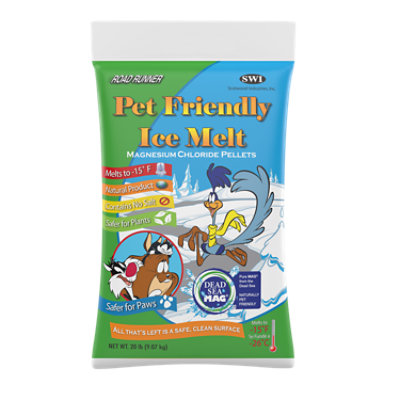 Scotwood Industries Road Runner Pet Friendly Ice Melt Bag - 20 Lb - Image 1