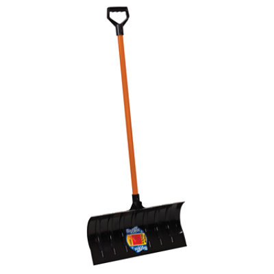 Emsco Bigfoot Snow Pusher Poly Blade with Steel Core Handle - Each - Image 1