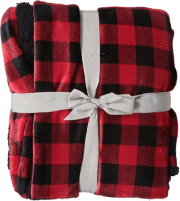 Signature SELECT Seasons Plush Printed Throw Colors May Vary 50 by 60 Inch - Each - Image 3