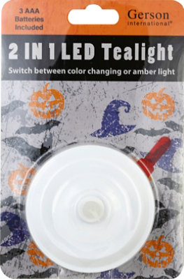 Gerson Large Led Multi-function Tealight White - EA - Image 2