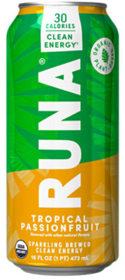RUNA Runa Tropical Passionfruit - 16 FZ - shaws