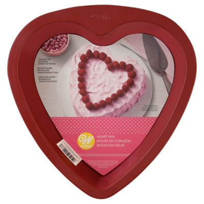 Wil 9in Metl Heart Cake Pan - EA - Image 1