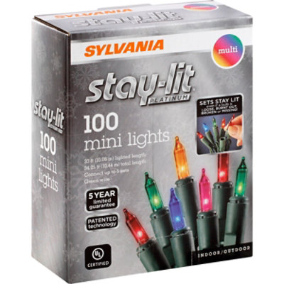 Inl 100ct Stay Lit Multi Lghts - EA - Image 1