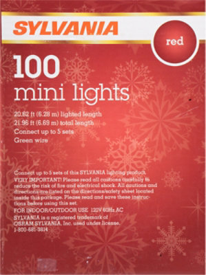 Inl 100ct Red Mini Lights - EA - Image 3