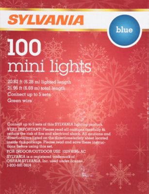 Inl 100ct Blue Mini Lights - EA - Image 3