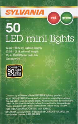Inl 50ct Led Red Grn Mini Lts - EA - Image 3