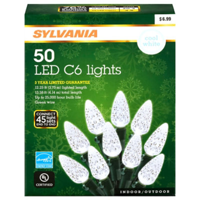 Inl 50ct Led Cool Wht C6 Lghts - EA - Image 3