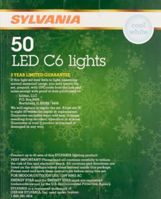 Inl 50ct Led Cool Wht C6 Lghts - EA - Image 4