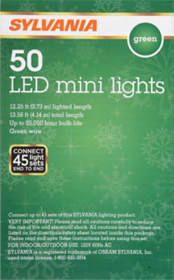 Inl 50ct Led Green Mini Lights - EA - Image 3