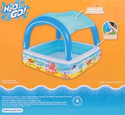 Bestway Beach Buddy Shaded Play Pool 1 Count - Each - Image 4