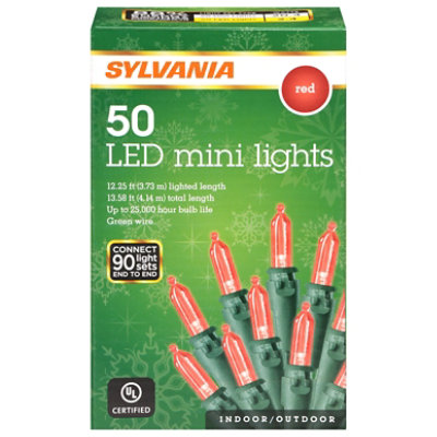 Inl 50ct Led Red Mini Lights - EA - Image 1