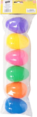 Signature SELECT Seasons Easter Bright Color Eggs 3.5 Inch 6 Count - Each - Image 4