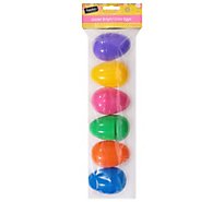 Signature Select Bright Easter Eggs 3.5 Inch 6 Count - Each