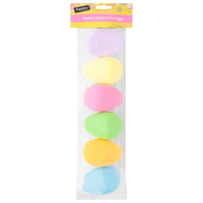 Signature SELECT Pastel Easter Eggs 3.5 Inch 6 Count - Each - Image 2