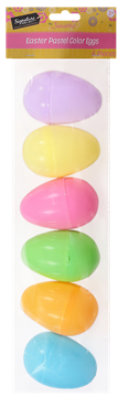 Signature SELECT 3.5 Inch Pastel Easter Eggs 6 Count - Each - Image 1