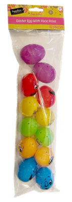 Signature SELECT 2.5 Inch Funny Face Easter Eggs 12 Count - Each - Image 1