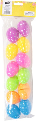 Signature SELECT Seasons Polka Dot Easter Eggs 2.5 Inch 6 Count - Each - Image 4