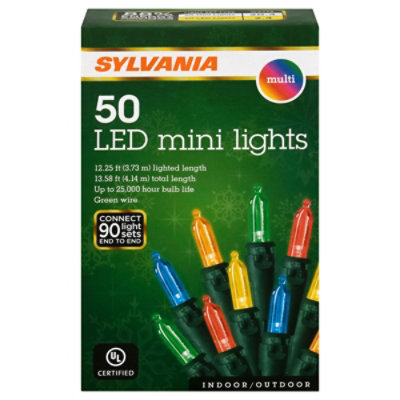 Sylvania LED Series Multi Mini Lights 50 Count - Each - Image 2