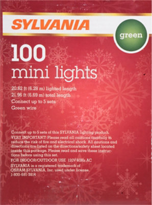 Inl 100ct Green Mini Lights - EA - Image 3