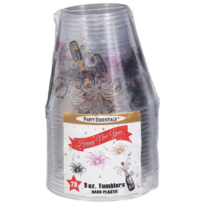 Nor 9z Nye Plstc Tumblers - 20 CT - Image 1