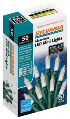 Sylvania LED Series Warm White Mini Lights 50 Count - Each - Image 1