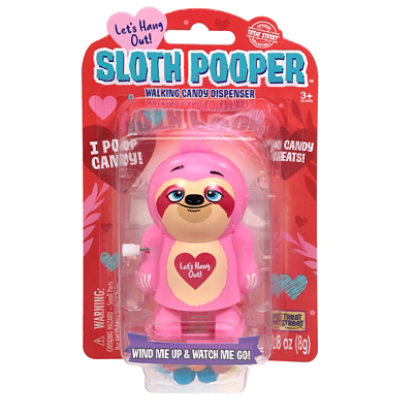 Trest Street Sloth Pooper Walking  Candy Dispenser - 0.28 Oz - Image 1