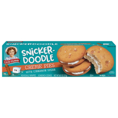 Snack Cakes Little Debbie Family Pack Snickerdoodle Creme Pies - 9.57 OZ - Image 3