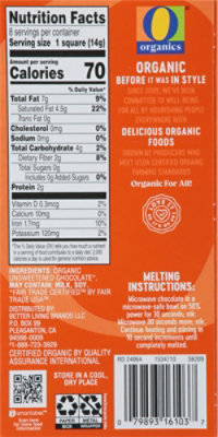 O Organics 100% Unsweetened Chocolate Baking Bar - 4 Oz - Image 5