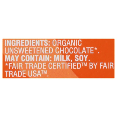 O Organics 100% Unsweetened Chocolate Baking Bar - 4 Oz - Image 4