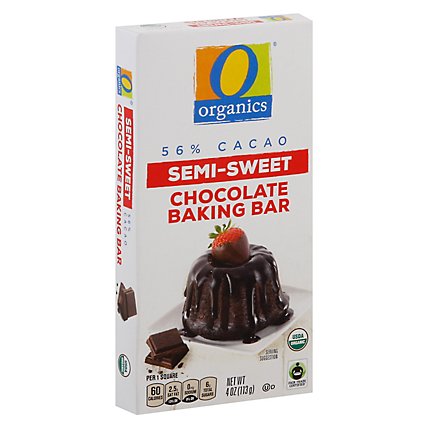 O Organics Semi Sweet Chocolate Baking Bar - 4 Oz - Image 2