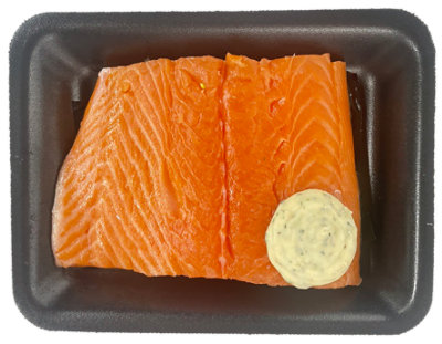 Salmon Filet With Lemon Herb Butter - 1 Lb - Image 1