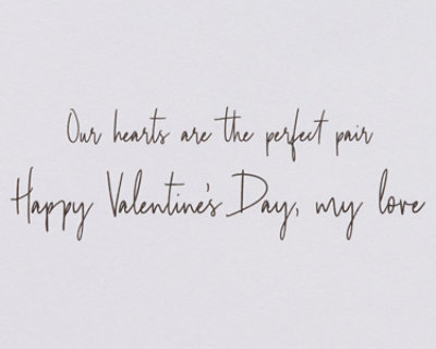 Papyrus Hearts Perfect Pair Valentine's Day Card - Each - Image 2