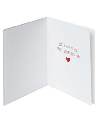 Papyrus Big Hug Bear with Heart Headband Valentine's Day Card - Each - Image 3