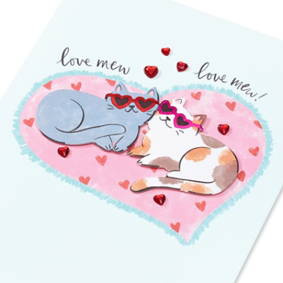 Papyrus Love Mew Cats Valentine's Day Card - Each - Image 4