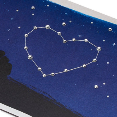 Papyrus Heart Constellation Romantic Valentine's Day Card - Each - Image 4