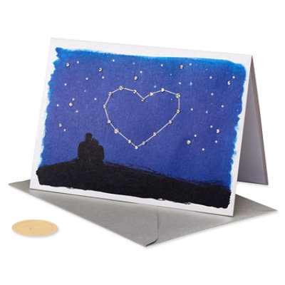 Papyrus Heart Constellation Romantic Valentine's Day Card - Each - Image 5