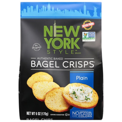 New York Style Bagel Crisps Plain - 6 OZ - Image 3