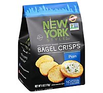 New York Style Bagel Crisps Plain - 6 OZ