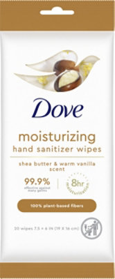 Dove Sanitize Wipe Shea Vanilla 24p 20ct - 20 CT - Image 2