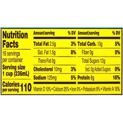 Kemps Select 1% Reduced Fat Milk - 1 Gallon - Image 2