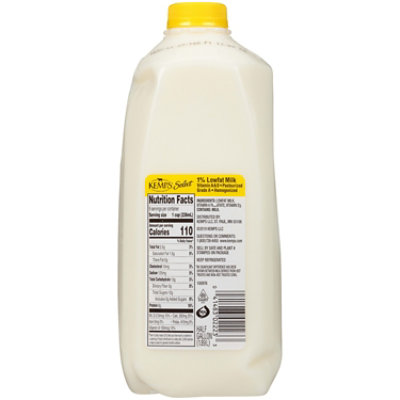 Kemps Select 1% Lowfat Milk - 0.5 Gallon - Image 3