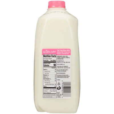 Kemps Select Fat Free Skim Milk - 0.5 Gallon - Image 3