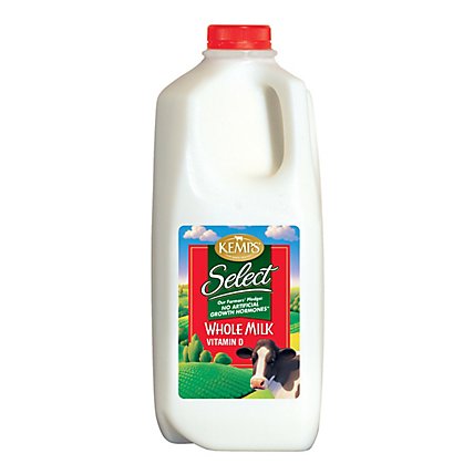 Kemps Select Whole Milk Jug - 0.5 Gallon - Image 2